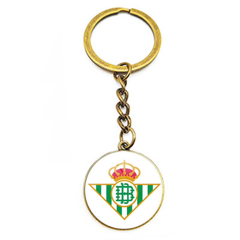 Serie A La Liga Bundesliga Premier League Ligue 1 Equipo de fútbol Emblema Tiempo Gema Llavero Colgante de coche Producción del equipo