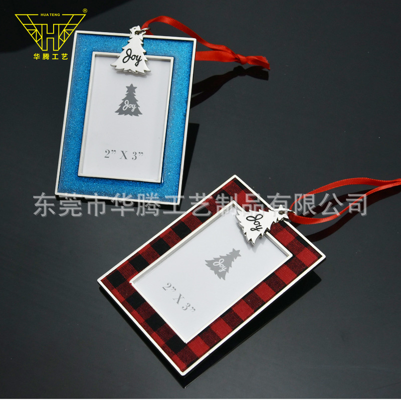 SOURCE Factory Christmas tree photo frame hot selling metal hanging rectangular photo frame glitter glass paint personalized photo frame SOURCE Factory Christmas tree photo frame hot selling metal hanging rectangular photo frame glitter glass paint personalized photo frame