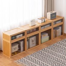 飘窗柜阳台储物柜子防晒靠墙一体榻榻米置物架空间利用杂物收纳柜