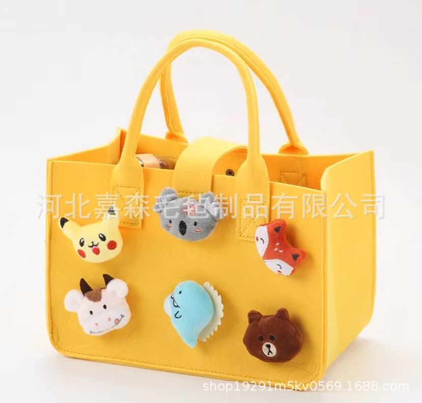 노란색; 30*20*18; 인형 모델 6개