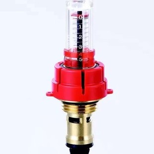 Floor Heating Diverter Visual Floating Flow Meter, Water Distributor Accessories Flow Meter (Original Color Independent Packaging)