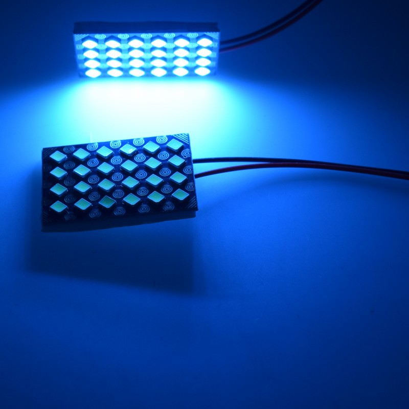 Car LED flat reading light 2835 24SMD super bright 24 light room light high-grade 24V car truck light board