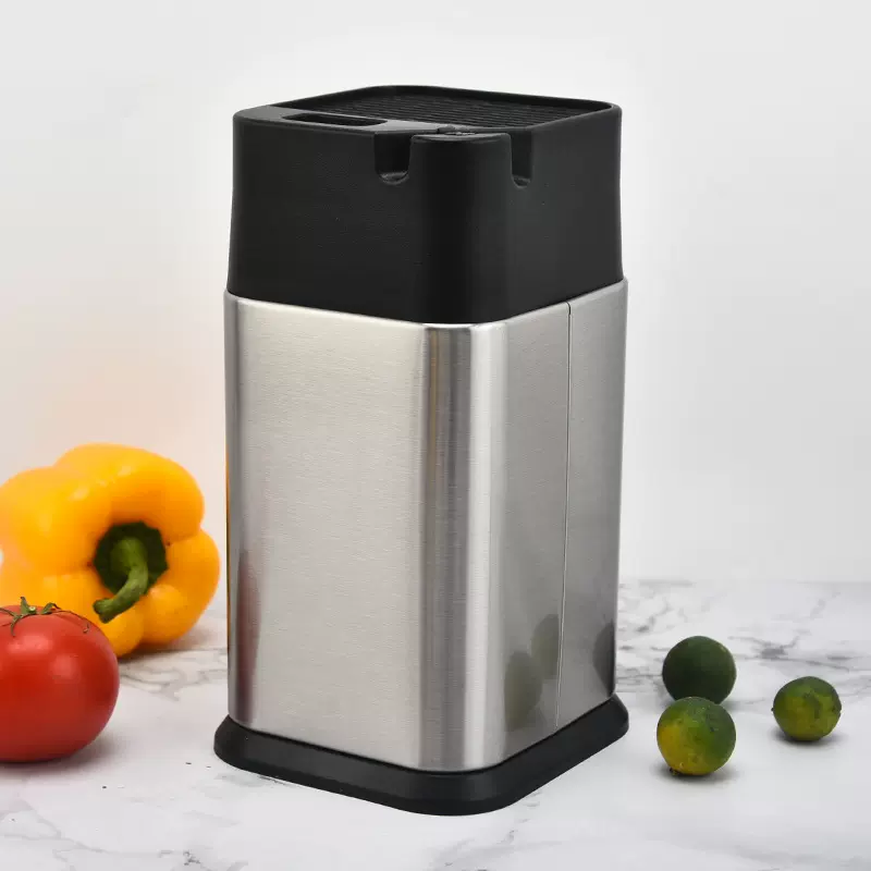 厂家创意不锈钢刀座收纳架家用刀架厨房用品置物架厨房插刀座批发