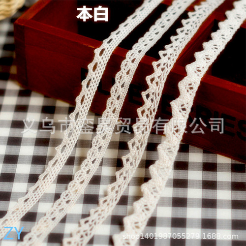 Factory Stock Cotton Thread Lace DIY Home Textiles Clothing Accessories Sofa Curtains Hats Cotton Thread Lace Material Wholesale