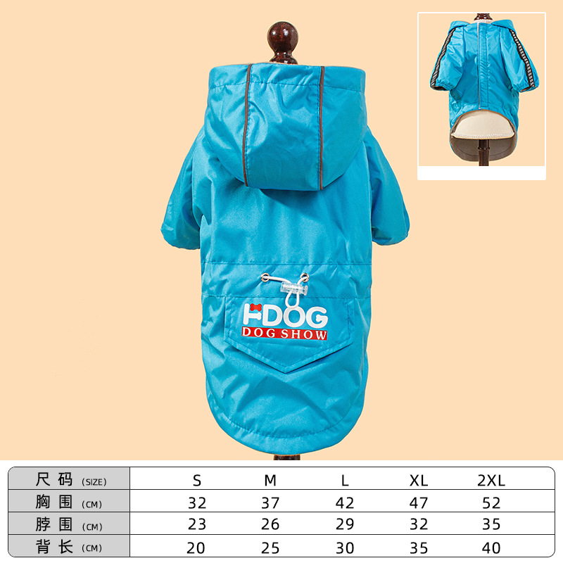 Chaqueta para mascotas nuevo otoño e invierno cálido reflectante ropa para perros pequeños y medianos engrosada perro impermeable ropa de algodón acolchado ropa para mascotas