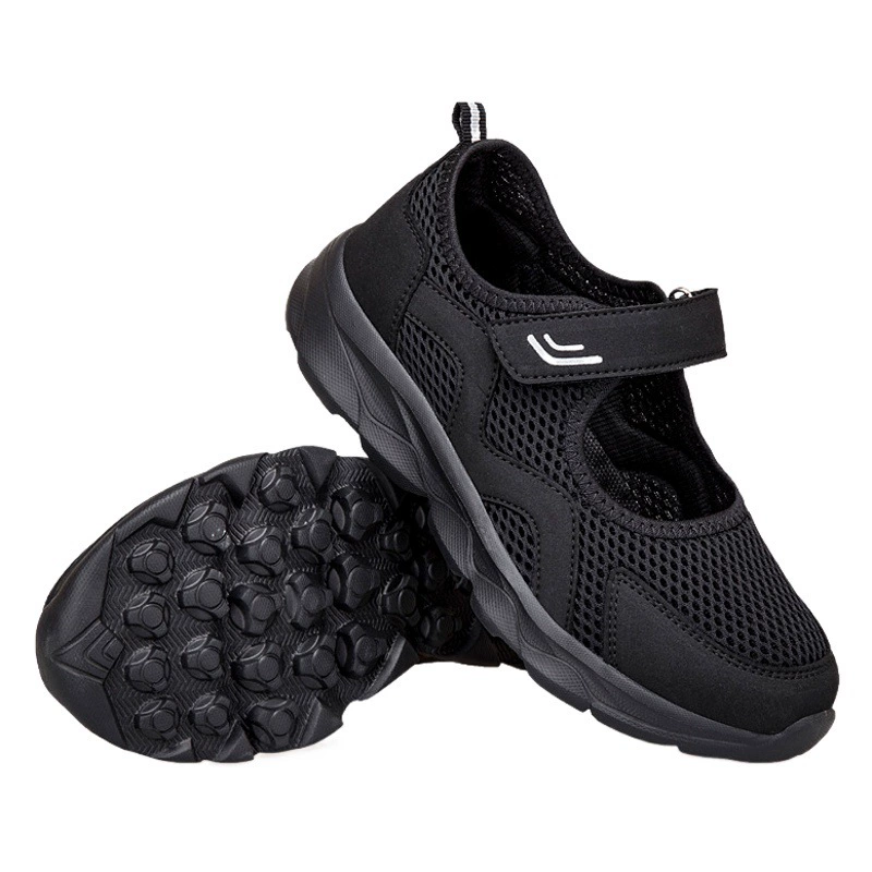 Трансграничная обувь для мам, дышащая Расширенная прогулочная обувь больших размеров для пожилых людей, большая стопа, кость, высокая поверхность стопы, легкая танцевальная обувь