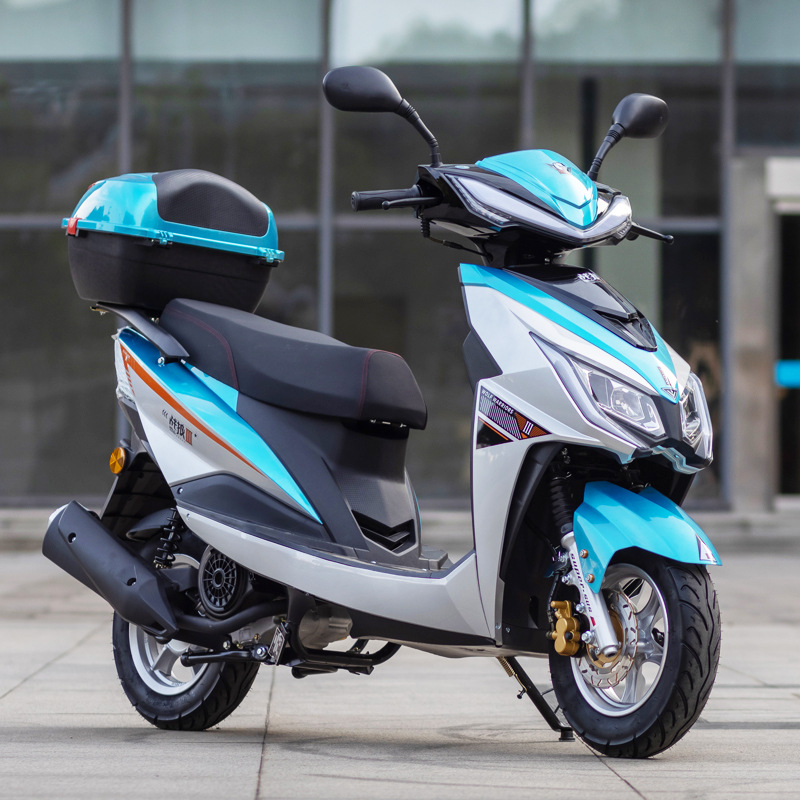 Nuevo scooter de inyección de combustible eléctrica de motocicleta Guo Si Shangling ahorro de combustible puede ser licenciado para hombres y mujeres para el vehículo completo
