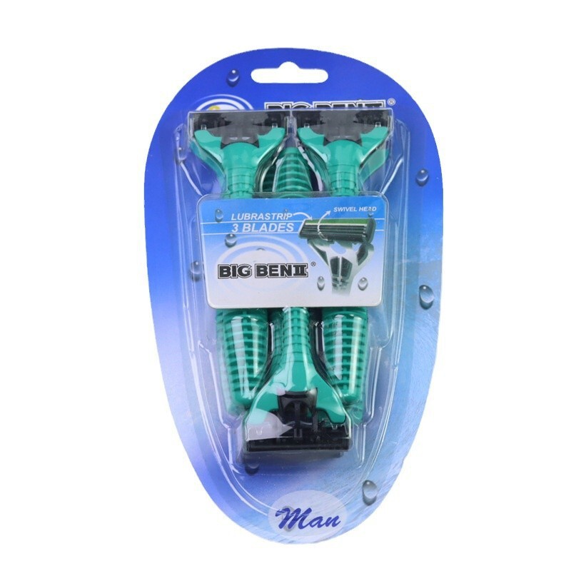 Butterfly-Patterned Disposable Razor Manual Shaving Razor for Men and Women One-Piece Disposable 6-Pack