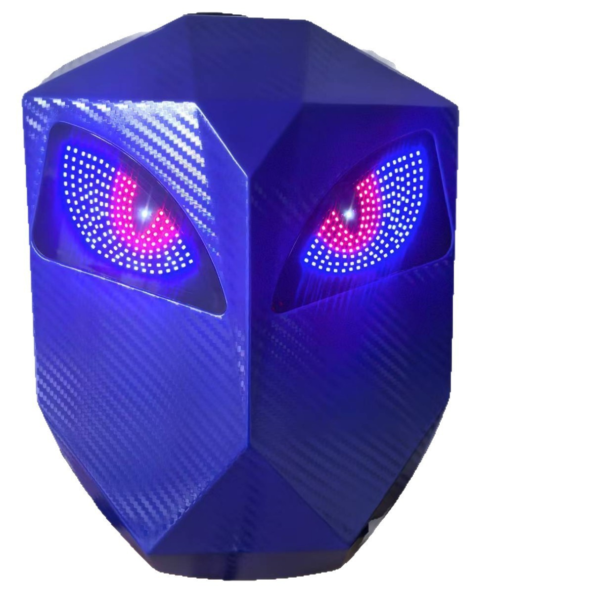 Casco de motocicleta mochila bolsa de seguridad LED luminoso montar mochila material PC elástico expandible