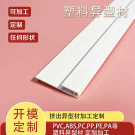 abs广告框架空调配件pvc建筑边框线槽卡条地轨挤出塑料异型材开模