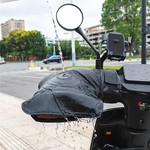 批发电动摩托车手把套冬季保暖挡风手套电瓶车把套加绒加厚防寒护