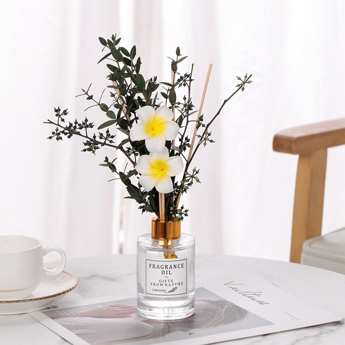 Fireless Aromatherapy Home Indoor Incense Decoration Air Freshening Essential Oil Fragrance Cylindrical Bottle Sunflower Perfume