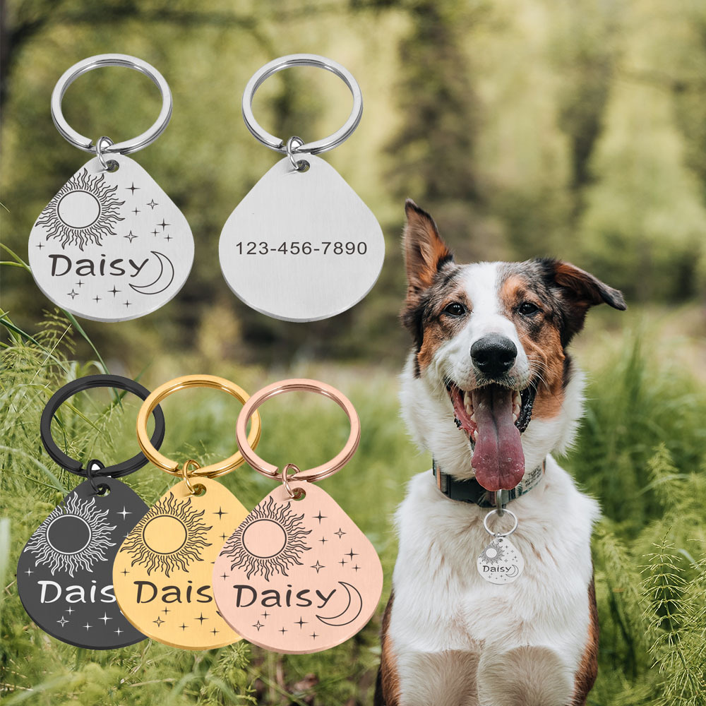 [Personalized Pet Collar Tag Anti-lost Custom Dog ID Tag ]