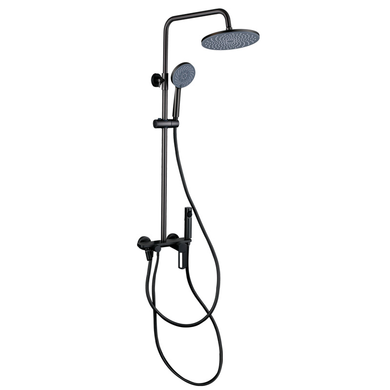 Pistola roja neta traje de ducha de cobre gris boquilla de refuerzo de cuatro velocidades baño pantalla digital almacenamiento baño pistola pulverizadora