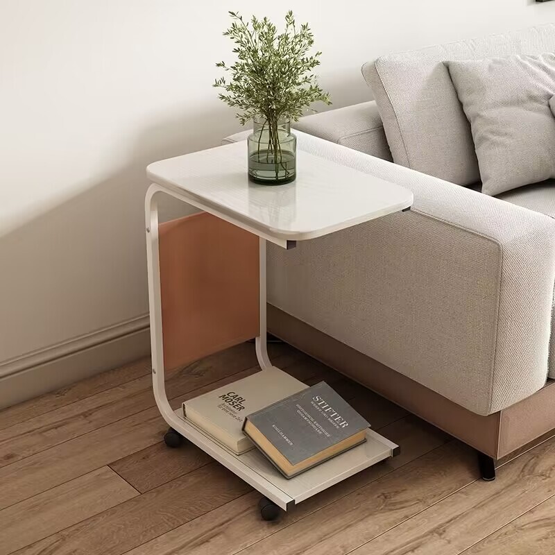 移動可能な小茶のいくつかの小戸型は輪の辺のいくつかの客間のソファーの家庭用の簡単な小さい机の寝室のベッドの辺のテーブルのキャビネットを持ちます。|undefined
