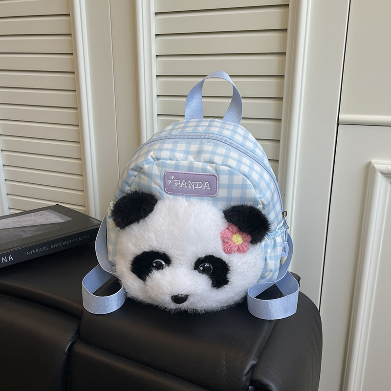 2026 nuevo panda mochila para niños y niñas jardín de infantes mochila para niños lindos bolsas para padres e hijos