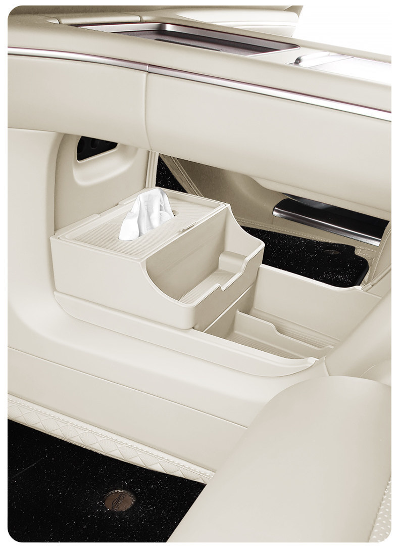 Suitable for 26 Models of Nio Es8, Silicone Storage Box under the Center Console, Storage Rack, Divider, Car Interior Accessories