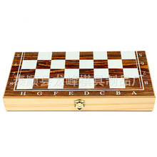出口亚马逊速卖通专供木质国际象棋Chess3合1棋盘套装义乌外贸