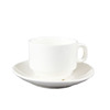 Ceramic Pure White Coffee Cup Bring Spoon Cafe Coffee Household Office Bringing Disc Advertising Cup Print LOGO