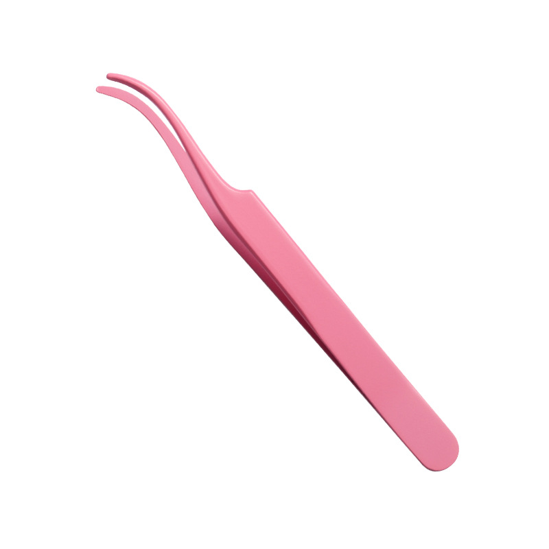 Pinzas de pestañas falsas rizador de pestañas de acero inoxidable ayuda de pestañas clip de cejas portátil clip de herramienta de Perm de pestañas