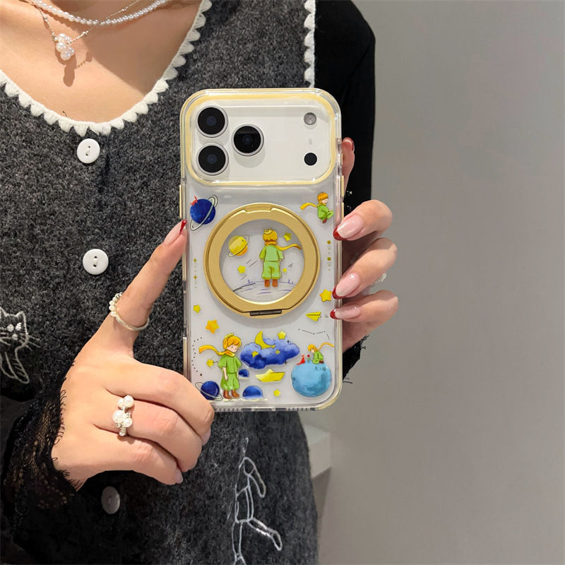 Sødt anime prins ræv telefoncover til iphone 17 16 pro max_voghion.com