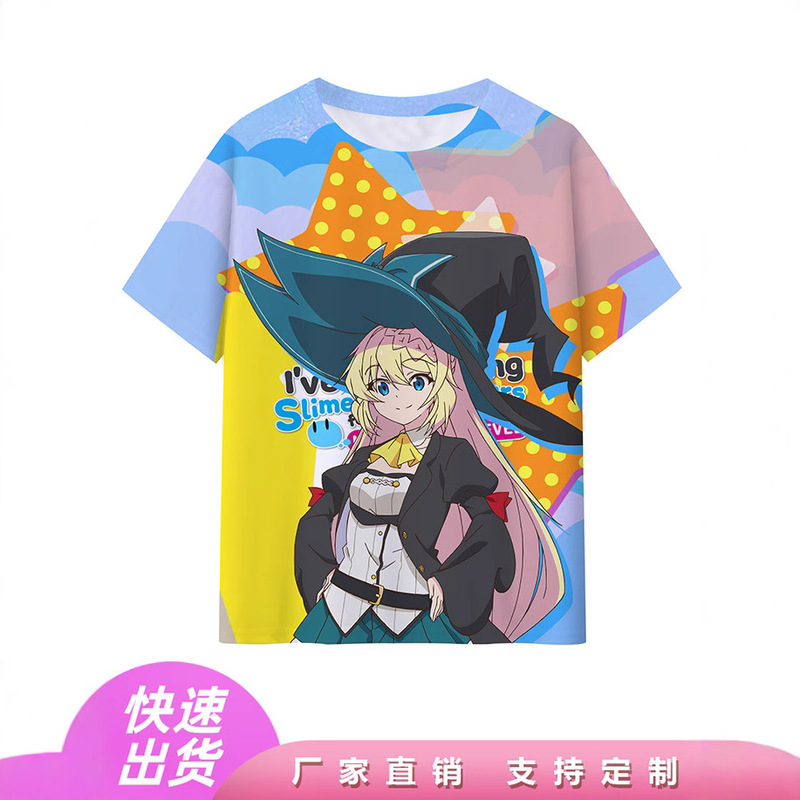 I Have Been Playing Slime for 300 Years and I Have Unknowingly Practiced Full-Level Short-Sleeved T-Shirts with Digital Printing