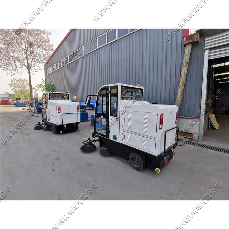 Small villa park sweeper factory workshop floor cleaning machine electric leaf dust cleaning equipment