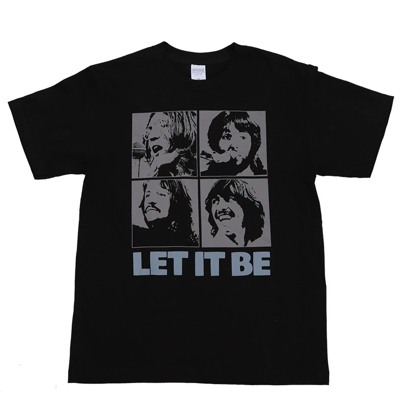 Песня Beatles Beatles Queen Surliming Gun Flower Surrounding одежда винтажная Nirvana Рок-группа Футболка с коротким рукавом