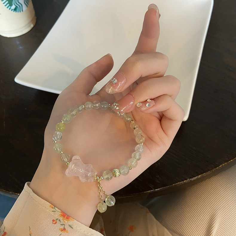 Sweet Bear Crystal Beaded Bracelets