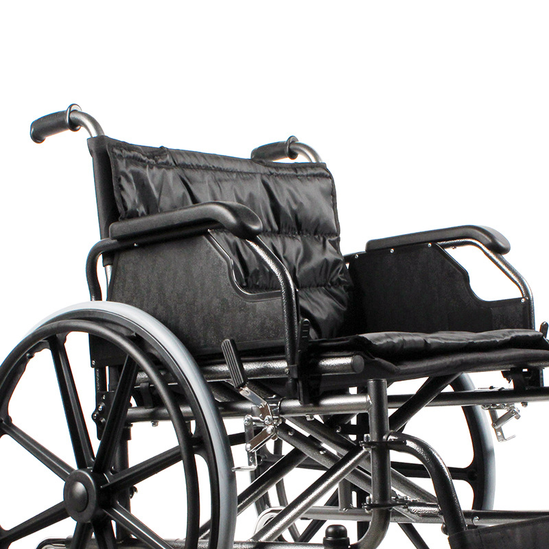 Silla de ruedas plegable manual personalizada de acero ultraligero para personas mayores con discapacidad empujando patineta manual silla de ruedas