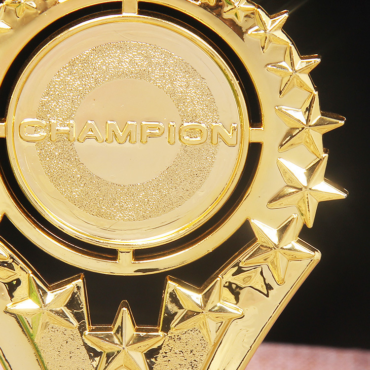 Nuevo modelo de trofeo 2024, trofeo pequeño de plástico personalizado con diseño de espiga de trigo, trofeo para reuniones deportivas infantiles, mini regalo empresarial.