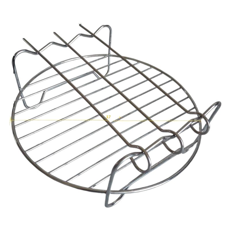 Accesorios de freidora de aire transfronterizos de cinco piezas cesta de hornear parrilla pizza bandeja de hornear 6/7in adecuado para 3.5-5.8QT