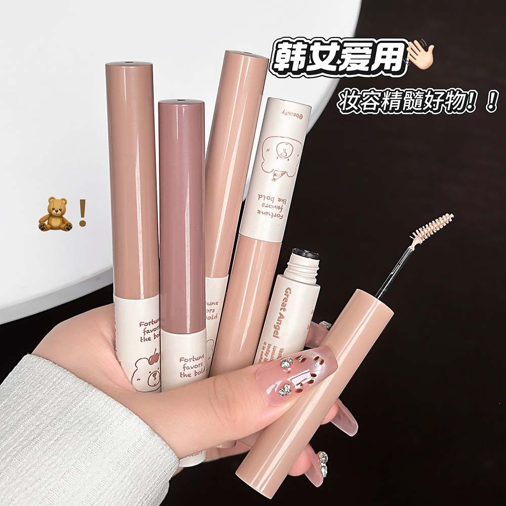 Greatangel Misty Brown Bear Eyebrow Tint Soft Mist Wild Hair Effect Non-Caking Fine Long-Lasting Affordable Makeup