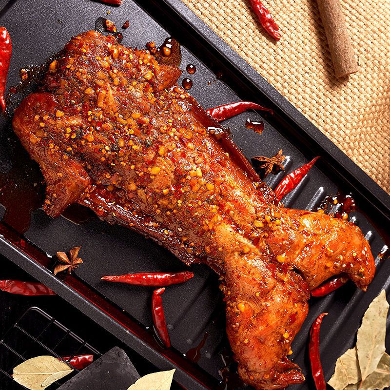 网红手撕兔四川特产自贡冷吃兔麻辣五香烤兔即食整只兔头兔腿批发