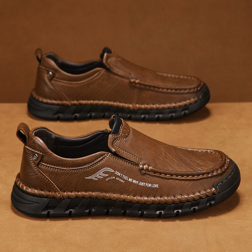 Export original orders, remove cabinets, pick up leaks, new casual leather shoes, men's genuine leather shoes, retro large size outdoor shoes