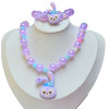 Children's jewelry, bracelet, necklace, ring, earrings, set, pack, suitable for import