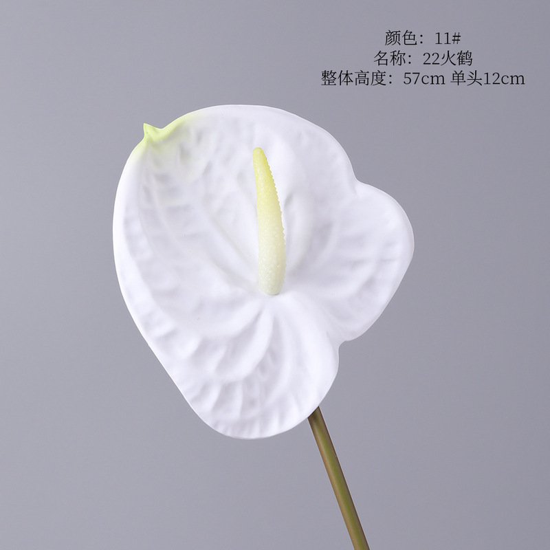 模擬花感触火の鶴単一枝 3D レッドオーキッドホワイトオーキッドグリーンオーキッドピンクオーキッド結婚式家の装飾造花|undefined