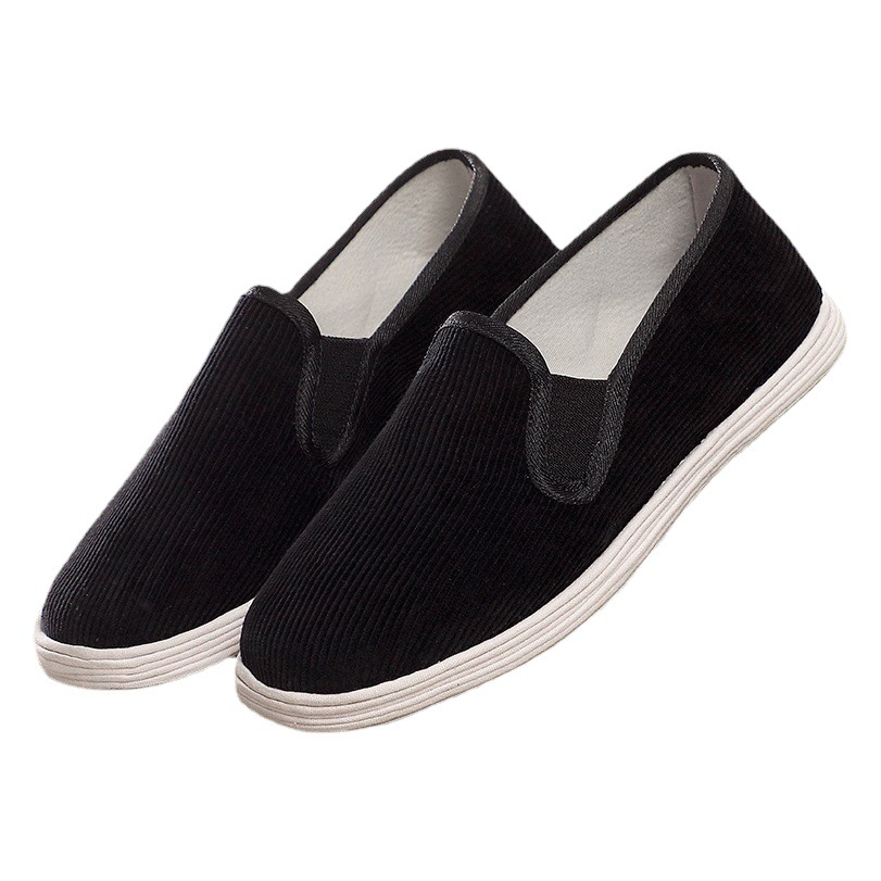Old Beijing Cloth Shoes, Durable Men's Mille-Layer Soles, Soft Soles, Pure and Authentic, Handmade Upper Line Soles, Breathable and Comfortable