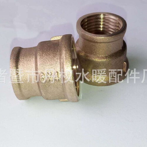 6 to 4 ancient copper pipes, reducing pipe hoops, ancient pipes, copper joints, copper accessories, 6 points to 4 points
