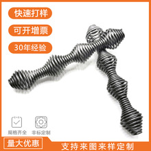 源头工厂不锈钢压缩弹簧定制 鼓形压簧非标定做 支持来图来样加工