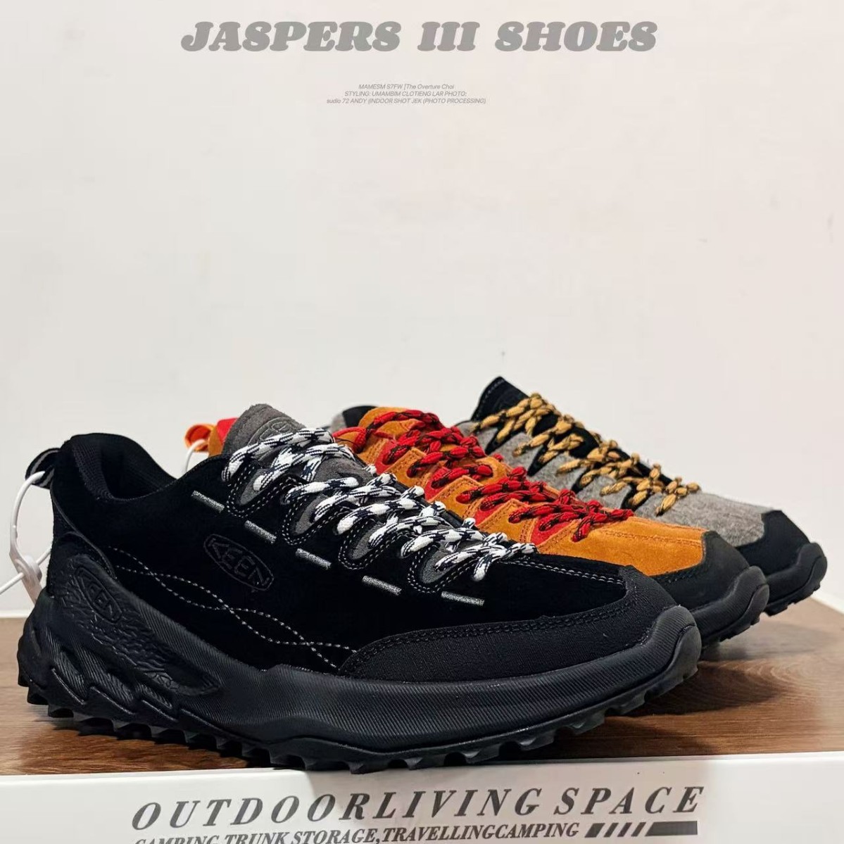 Keen X Cohen Collaboration First-Layer Cowhide Leather All-Season Hiking Casual Shoes for Men, Non-Slip, Wear-Resistant, Comfortable Third-Generation Hiking Shoes