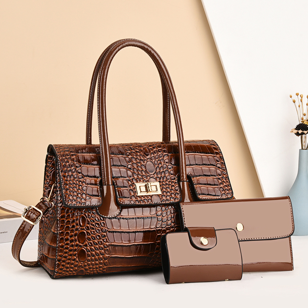 Bolso textura femenina bolso diagonal de un solo hombro mujer 2025 moda bolso portátil versión coreana fabricante nuevo comercio exterior