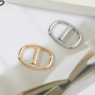 New Style Simple Alloy Women's Small Belt Buckle Korean Style Hot Sale All-match Multi-function Silk Towel Buckle in stock Creative Wholesale