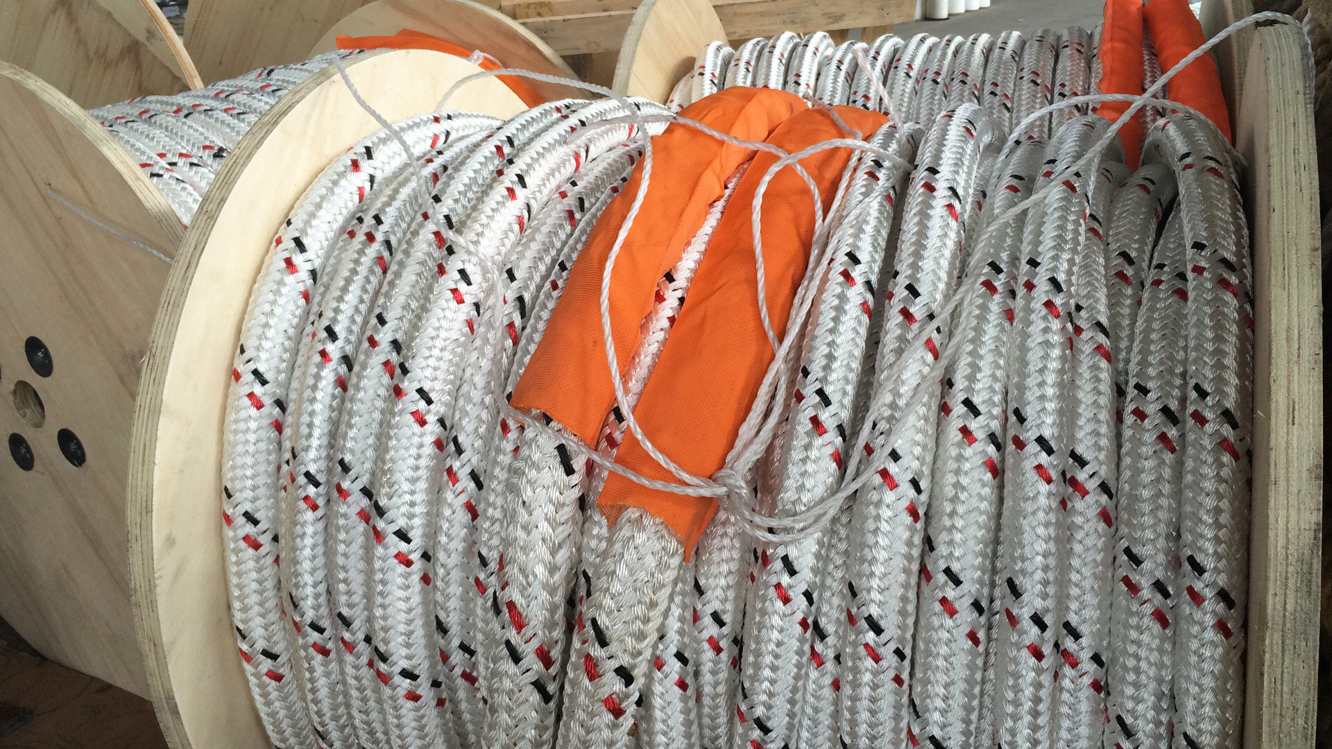 船用系泊绳/内高分子外涤纶绳/双层编织绳/大力马绳/船用缆绳