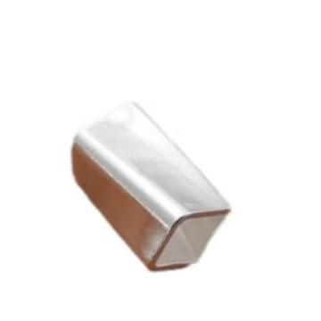 S925 sterling silver straight-hole small square tube spacer beads, handmade bracelet, necklace, and silver jewelry accessories