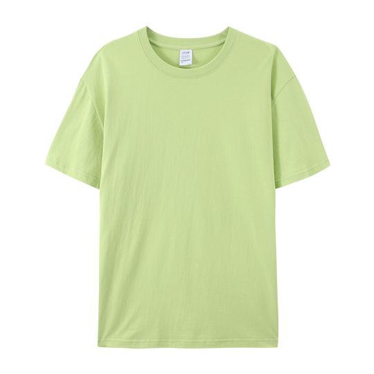 Cotton T-shirt custom work clothes round neck advertising shirt heavy short sleeve printed logo class clothes cultural shirt printing wholesale
