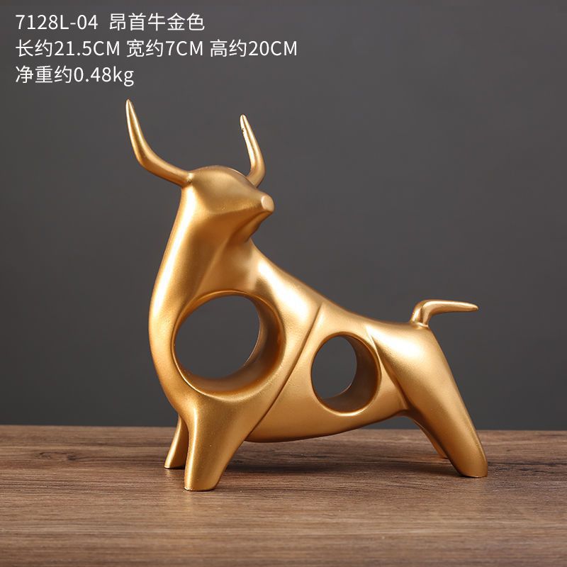 7128L-04 cabeza en oro