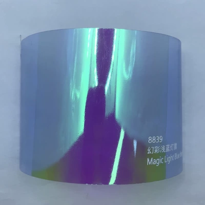 Car headlight protective film – Colorful Light Film - 8839-symphony-light-blue-light-film-039m15-rollscarton
