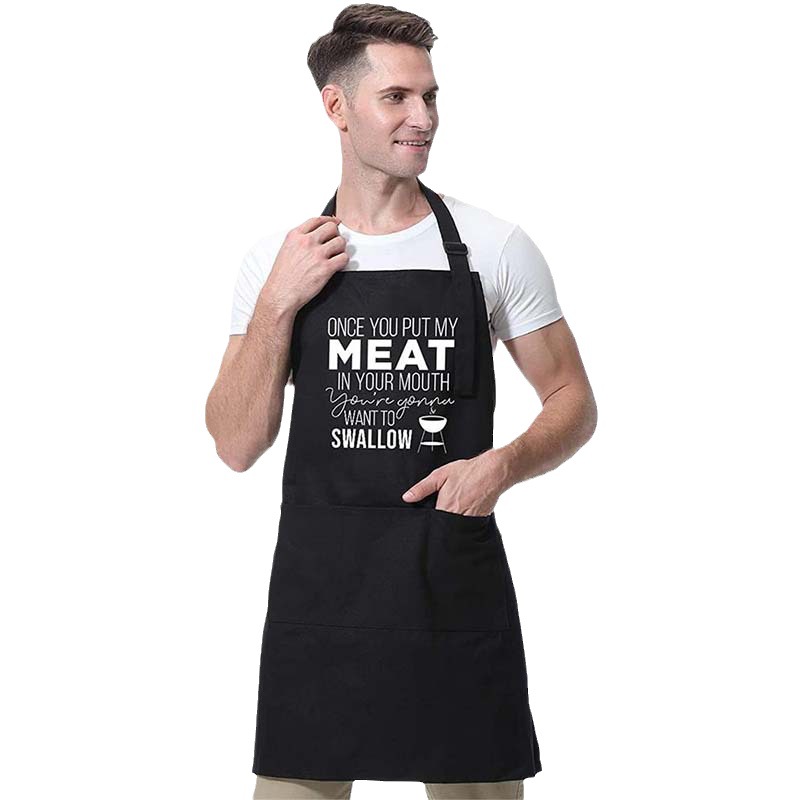 Delantal transfronterizo Halter hornear barbacoa chef restaurante ropa de trabajo cocina delantal del hogar entrega de una sola pieza envío gratuito