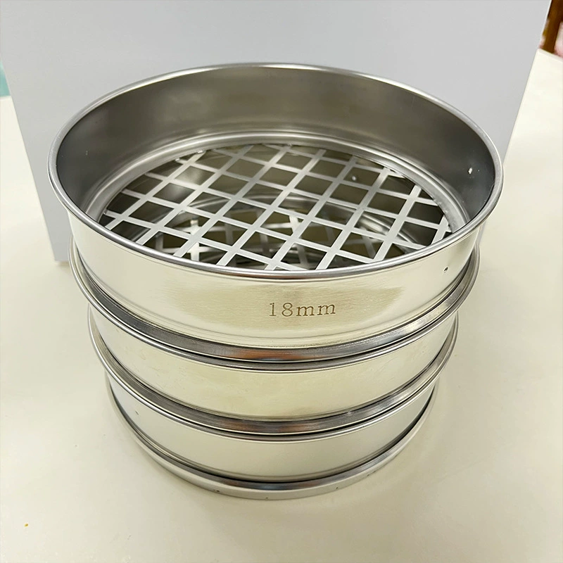 Новое стандартное сито для почвы, лабораторное геотехническое испытание, стандартное сито с квадратными отверстиями, сито для песка и гравия, сито с круглыми отверстиями, сито для камня